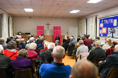 The packed Mayor Meets event at Prudhoe