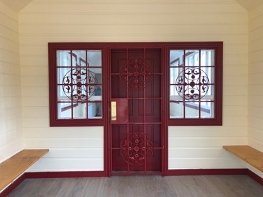 Doorway from waiting room to Studio 3