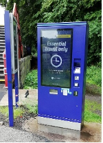 station platform ticket vending machine